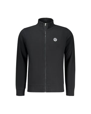 North Sails Schwarzes Baumwoll-Herren Sweatshirt