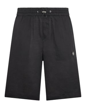 Philipp Plein Bowling-Shorts - Schwarz