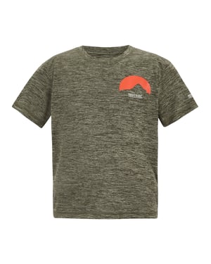 Regatta - "Alvarado" T-Shirt für Kinder (Dunkel-Khaki meliert)