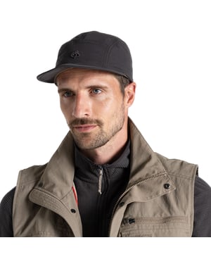 Craghoppers - "Nosilife II" Kappe Packable (Schwarzer Pfeffer)