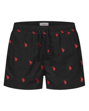 U.S. Polo Assn. Herren Badeshorts mit Allover-Logo-Design
