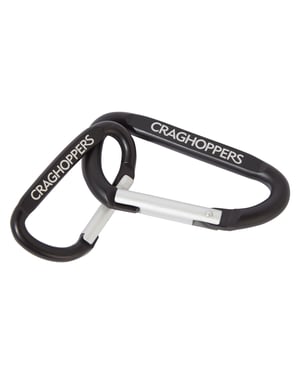 Craghoppers - Karabiner-Haken 2er-Pack (Schwarz)