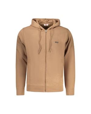 Rifle Marrone Baumwoll-Hoodie für Herren