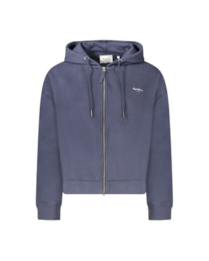 Pepe Jeans Blaue Baumwoll-Hoodie für Frauen