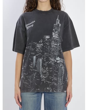 T-Shirt mit Strasssteinen