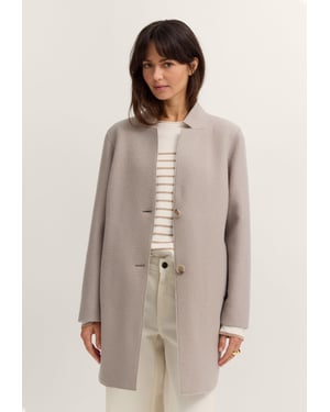 Bugatti Damen Wollmantel aus reiner italienischer Wolle