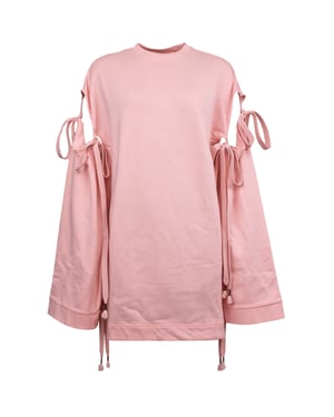 Puma x Rihanna Fenty Pullover mit asymmetrischem Saum für Damen in Pink