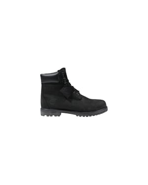 Timberland schwarze Leder Schnürstiefel