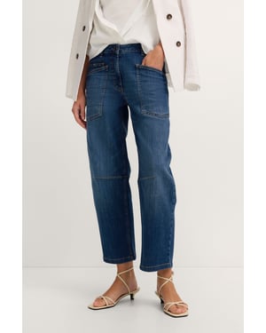 Bugatti Damen Jeans mit aufgesetzten Taschen