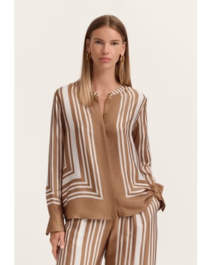 Bugatti Damen Bluse Modern Fit mit grafischem Print