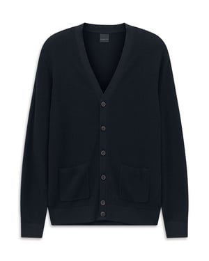 Bugatti Herren Cardigan mit einer Ribstruktur