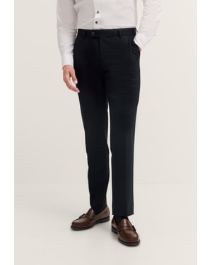 Bugatti Herren Anzughose Jersey-Artikel mit Stretch