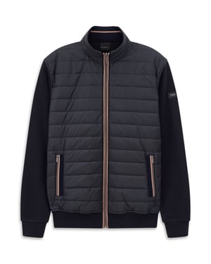 Bugatti Herren Sweatjacke mit gesteppter Front