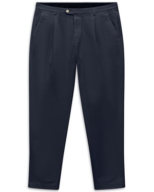 Bugatti Herren Bundfaltenhose aus Baumwoll-Stretch