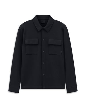 Bugatti Herren Hemdjacke mit Druckknöpfen