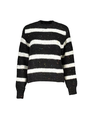 Desigual Schwarzer Acryl Damenpullover mit Rollkragen