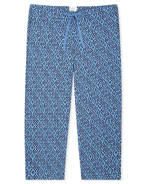 Schiesser Damen Pyjamahose Mix RelaxSchlafhose, Nacht Hose, Loungehose