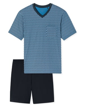 Schiesser Herren Pyjama ComfortSchlafanzug, Pyjama Set, Nachtwäsche
