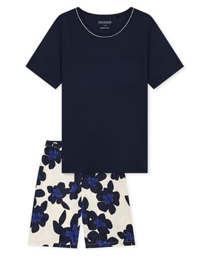 Schiesser Damen Pyjama ComfortSchlafanzug, Pyjama Set, Nachtwäsche