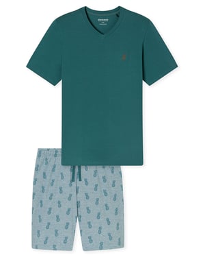 Schiesser Herren Pyjama 955Schlafanzug, Pyjama Set, Nachtwäsche
