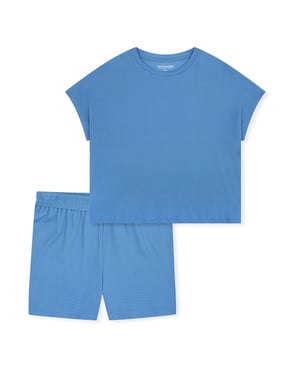 Schiesser Damen Pyjama Casual FeelSchlafanzug, Pyjama Set, Nachtwäsche