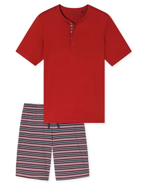 Schiesser Herren Pyjama CasualSchlafanzug, Pyjama Set, Nachtwäsche
