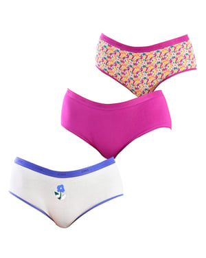 Pack-3 Los New York Culottes mit Innenteil D4C20