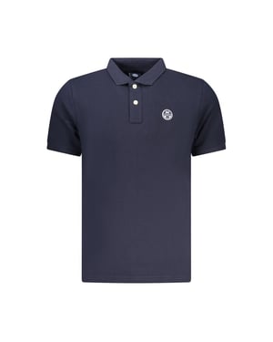 North Sails Blaues Baumwoll-Herren-Polo-Shirt