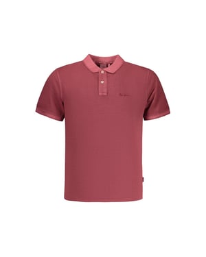 Pepe Jeans Rotes Baumwoll-Herrenpoloshirt