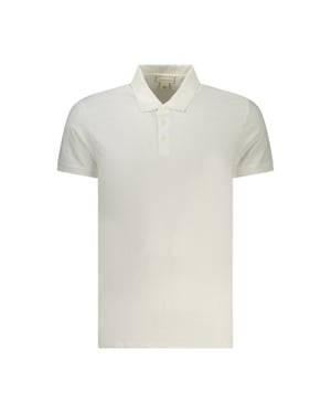 Calvin Klein Bianco Baumwolle Herren Poloshirt