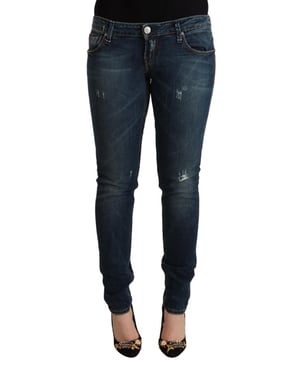 Skinny Destroyed Jeans