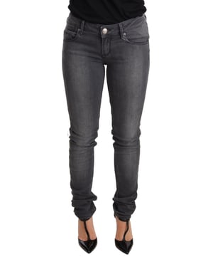 Acht Skinny Jeans Dunkelgrau