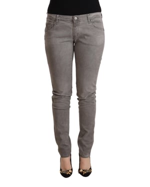 Graue Jeans im lässigen Stil
