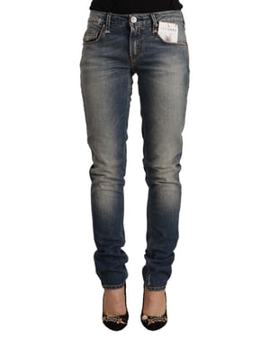 Abgetragene Skinny Jeans