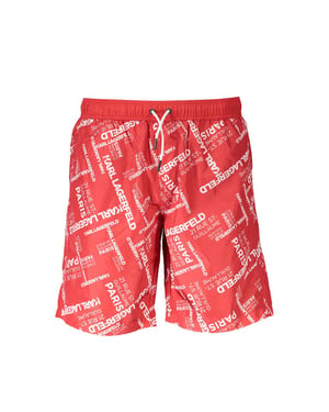 Karl Lagerfeld Rote Polyester Herren Bademode