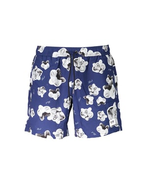 Karl Lagerfeld Blaue Polyester Herren Badeboxer