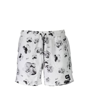 Karl Lagerfeld Bianco Polyester Herren Schwimmboxer