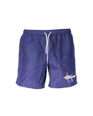 Karl Lagerfeld Blu Polyester Herren Schwimm-Boxer