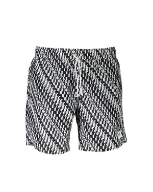 Karl Lagerfeld Weiße Polyester Herren Badeboxer