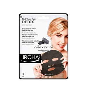 Iroha Nature Detox Schwarze Gewebemaske 1 Stück