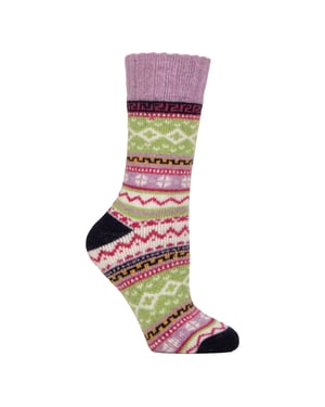 Damen Wandersocken aus Wollmischung mit gepolstertem Schaft