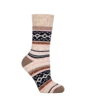 Damen Wolle-Mischung Wandersocken Gepolsterte Wanderschuh-Socken