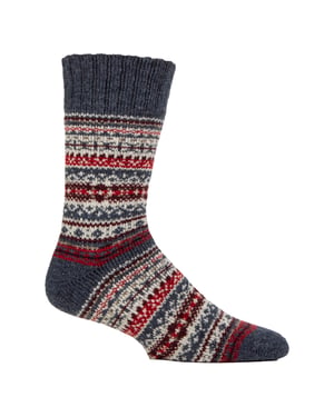 Herren Wander-Socken aus Wolle-Mix mit Polsterung für Stiefel