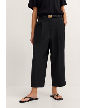 Bugatti Damen Freizeithose Modern Fit mit Bundfalte