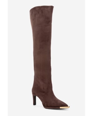 Vody Overknee Stiefel mit Reißverschluss und Stilettoabsatz (Damen)