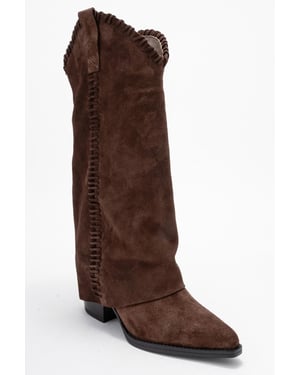 Clementina Leder-Westernstiefel (Damen)