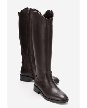 Ruiz Leder Knieholer Stiefel (Damen)