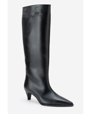 Siora Leder Knieholer Stiefel
