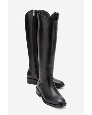 Ruiz Leder Knieholer Stiefel (Damen)