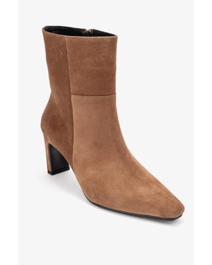 Kyoto Leder Blockabsatz Stiefel